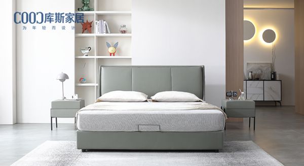 【新品上市丨KD3262】淡雅綠科技布軟床，打造簡(jiǎn)約寧?kù)o臥室