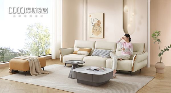 【新品上市丨KAB6220】暖調(diào)奶油沙發(fā)，塑造“微糖”客廳